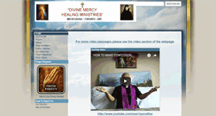 Desktop Screenshot of divinemercyhealingministries.com